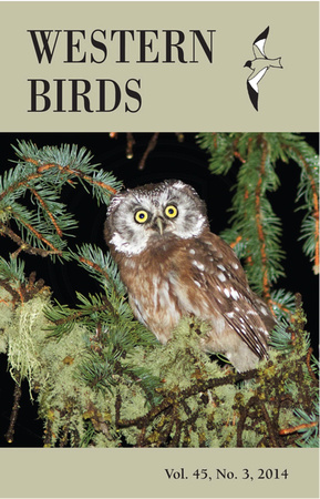 Cover, Western Birds, Vol. 45, No. 3, 2014.